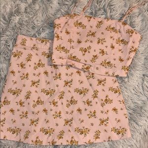 forever21 two piece floral set🌸
